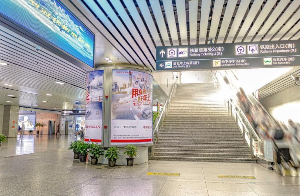 寧波高鐵站廣告,寧波站高鐵燈箱廣告,萬事成傳媒